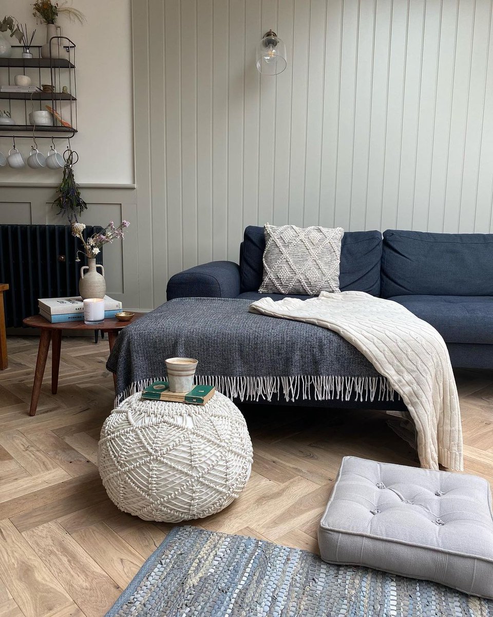 ✨ Top Tip: Turn your macrame pouffe into a makeshift table; who needs a traditional coffee table taking up space, when you can have a versatile and stylish pouffe? Perfect for those cosy January evenings! ☕

🛍️ Macrame Pouffe, from £39.99⁠
C: thekentnest

 #CosyCorner