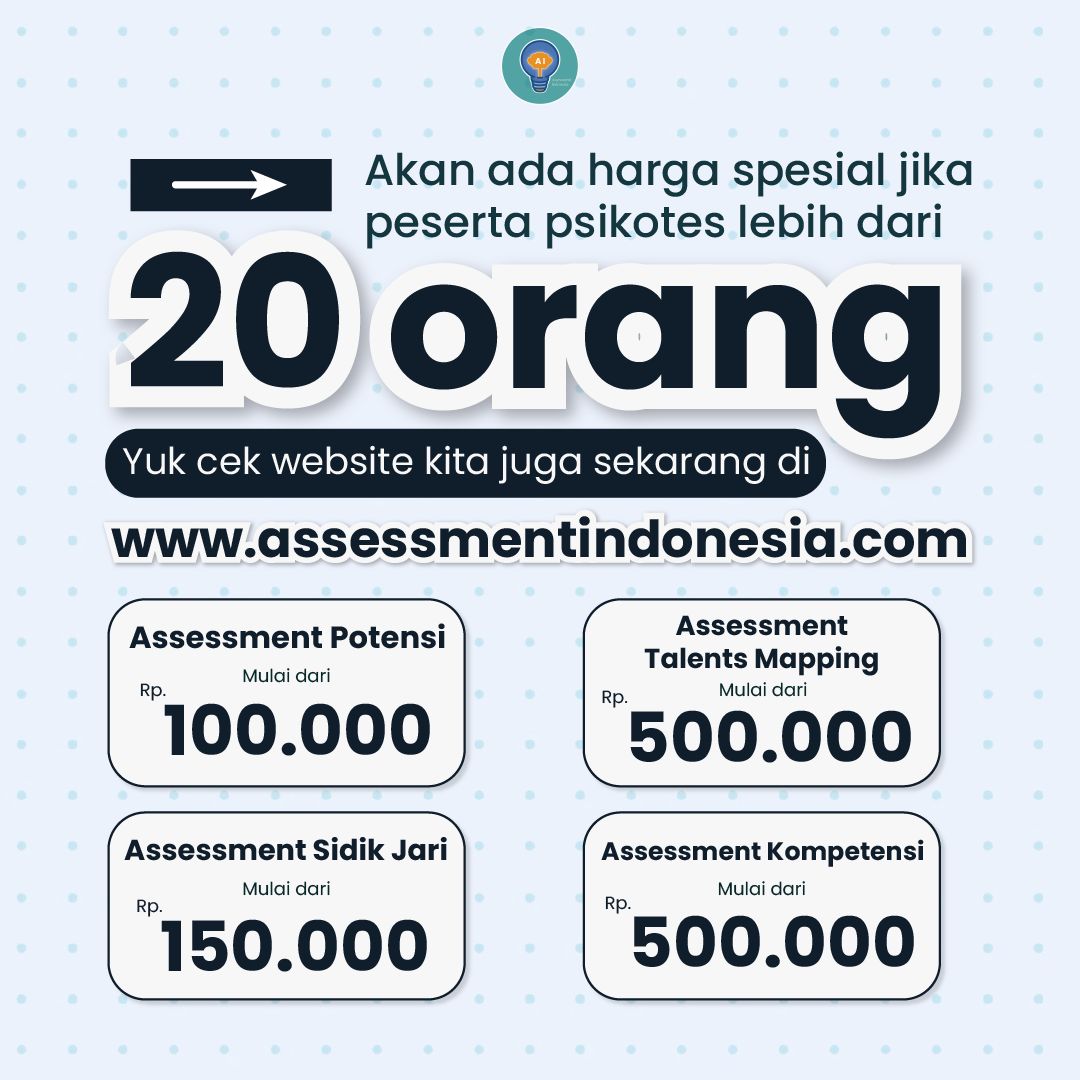 Assessment_id's tweet photo. Beli makin banyak makin MURAHHH !!
Apalagi coba kalau bukan Assessment Indonesia, buruan order sekarang !
#talentsmapping #promo #promimlek #psikotes #murah https://t.co/gsX92uJXKR