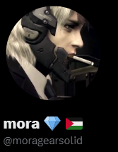 YeOldeScrub's tweet photo. @moragearsolid (1/2) Besides the jaw, his face and hair are almost 1:1 with the Raiden you're using as a pfp
If you wanted to make the criticism that it looks like he has too much eyeshadow or something, every MG title, including 2, had a tendency to darken his eyes depending on the scene. https://t.co/dw97rXd4fX