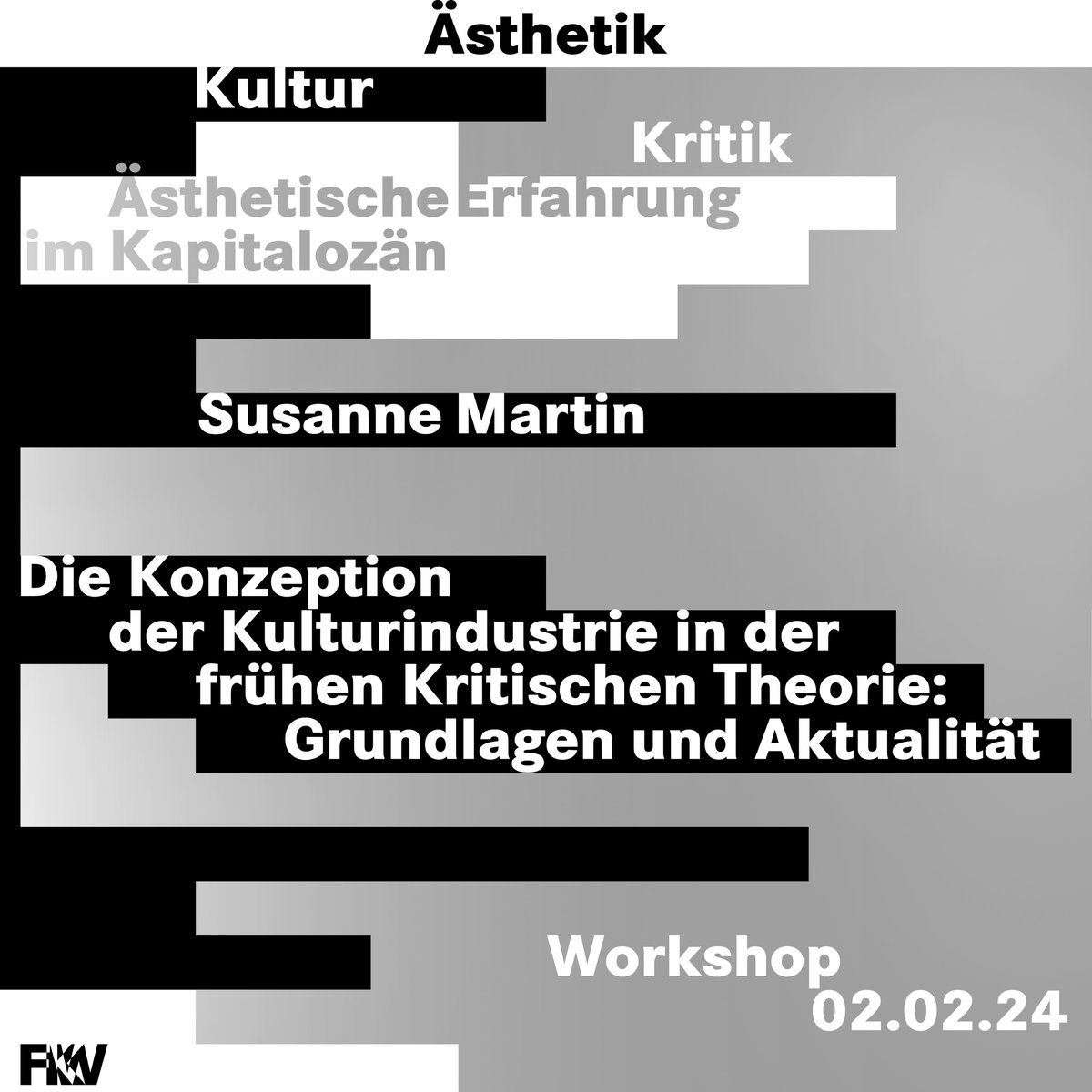 FkW - Forum kritischer Wissenschaften (@fkwforum) on Twitter photo Am Freitag werden wir mit Susanne Martin am <a href="/IfSFrankfurt/">IfS Frankfurt</a> den Begriff der Kulturindustrie in der frühen KT diskutieren: wie bestimmen Adorno und Horkheimer deren integrative, herrschaftsstabilisierende Funktion? Und kann Kulturkritik heute sinnvoll an das Konzept anschließen? Am Freitag werden wir mit Susanne Martin am <a href="/IfSFrankfurt/">IfS Frankfurt</a> den Begriff der Kulturindustrie in der frühen KT diskutieren: wie bestimmen Adorno und Horkheimer deren integrative, herrschaftsstabilisierende Funktion? Und kann Kulturkritik heute sinnvoll an das Konzept anschließen?