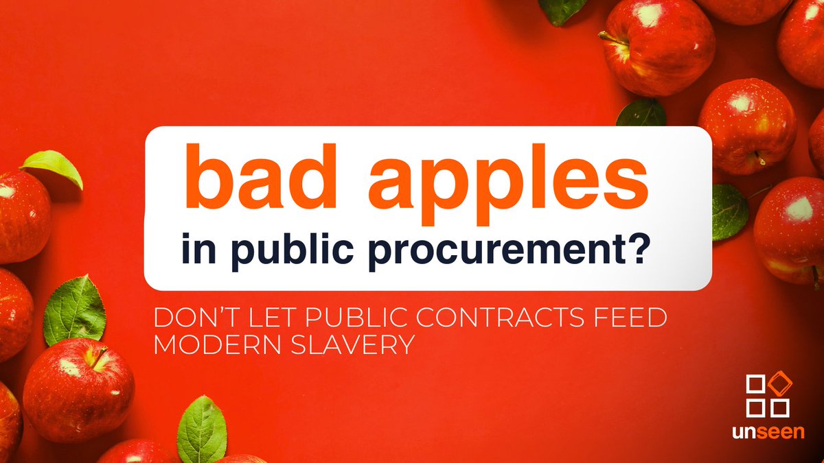UnseenUK's tweet photo. (1/2) Bad apples still winning public contracts? Alarming research finds critical gaps in public tendering processes, as firms with #modernslavery &amp; climate issues still slip through. Urgent call to the public sector for tighter regulations. 👇 #ethicalsourcing #supplychain https://t.co/0o0C4rF6YI