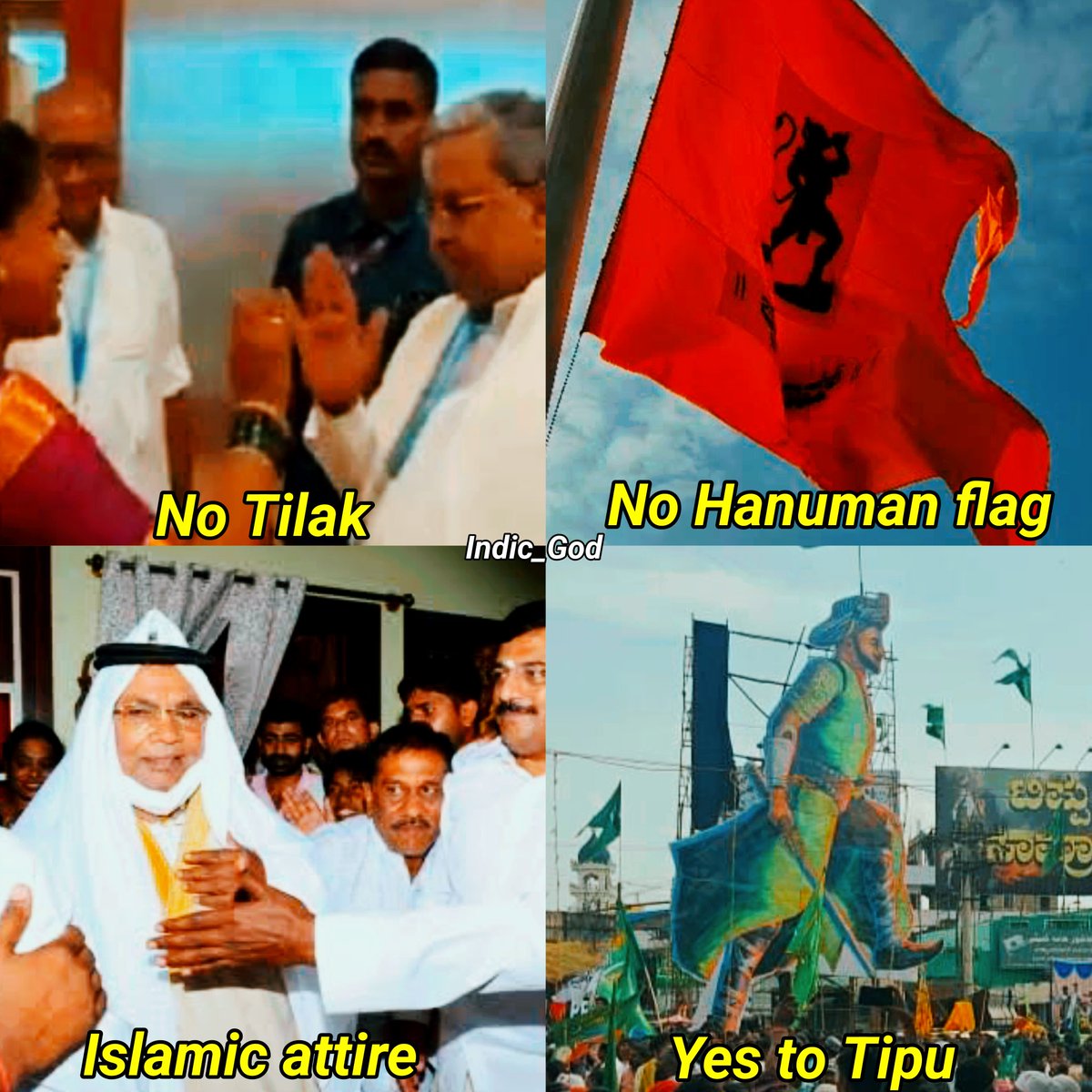 FollowAkshay1's tweet image. Sidramulla Khan 😐

#CongressAntiHindu
#KarnatakaHanumanFlag