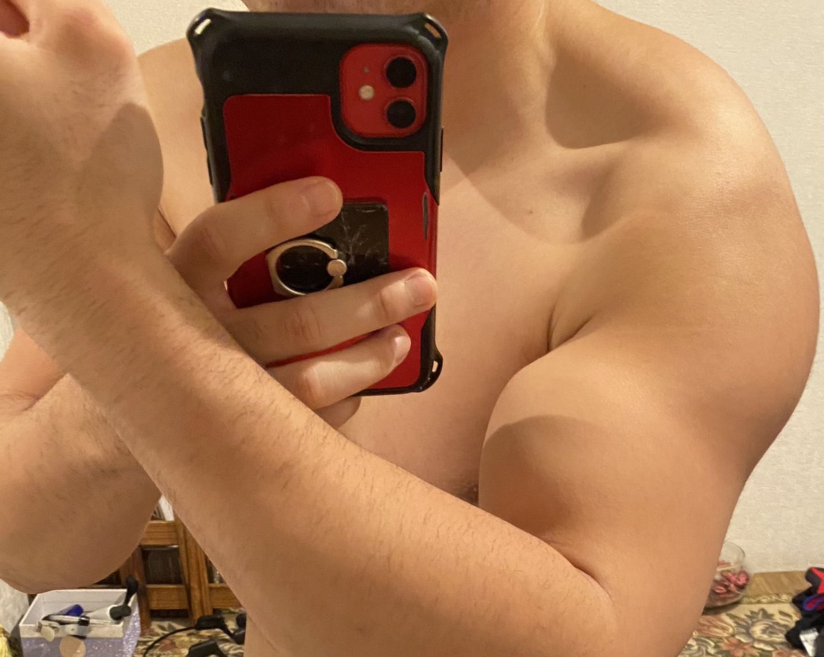 R3Xnn1rc's tweet photo. 筋トレ初めて8ヶ月！
個人的に上腕二頭筋と上腕三頭筋
鍛えるのが好き！
頑張るぞぉー！

＃筋トレ
＃筋トレ初心者
＃筋肉 https://t.co/TxHXge9Efd