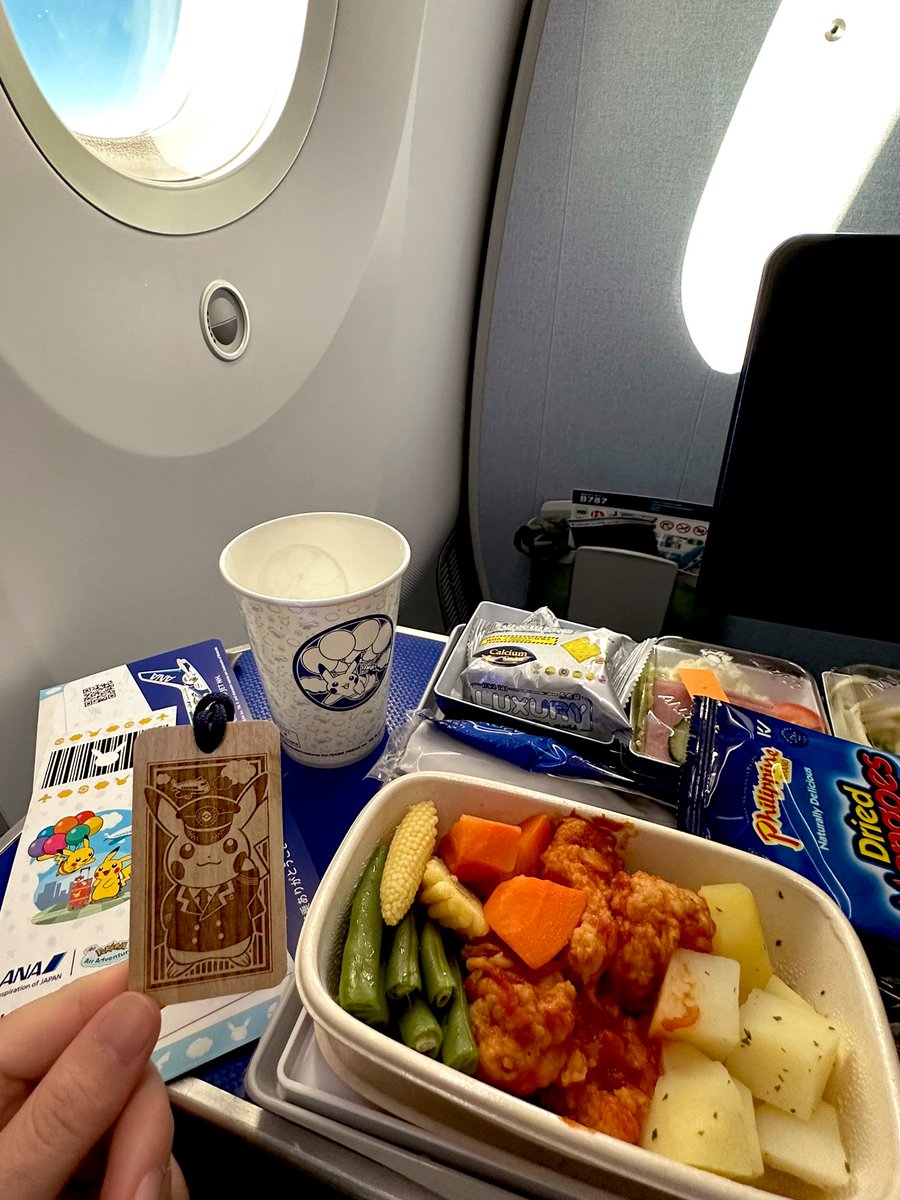 yyiiuy's tweet photo. 日本帰国🇯🇵

ポケモンファンではないけど飛行機がパケモン尽くしで可愛かった事件 https://t.co/MDOerehNWi