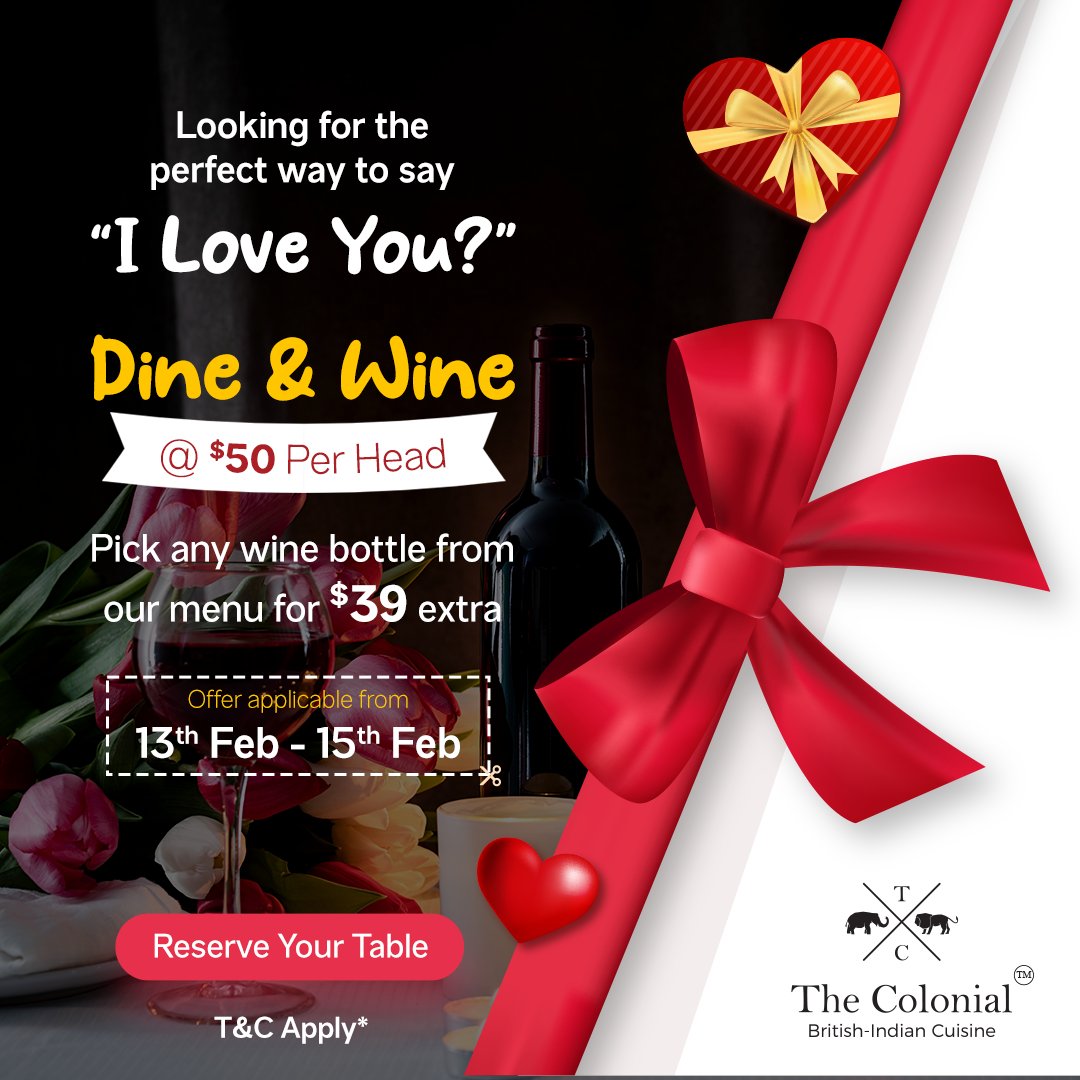 TheColonial_SYD's tweet photo. Enjoy a special Valentine's Day menu for a complete romantic experience

Book now at https://t.co/elhqLyQUGh for the best Valentine's Day dinner in Sydney 

#thecolonialrestaurant #valentineday2024 #valentinesdinner #romanticdinner #couplegoals #valentinedinner https://t.co/IZOOCNf9JG