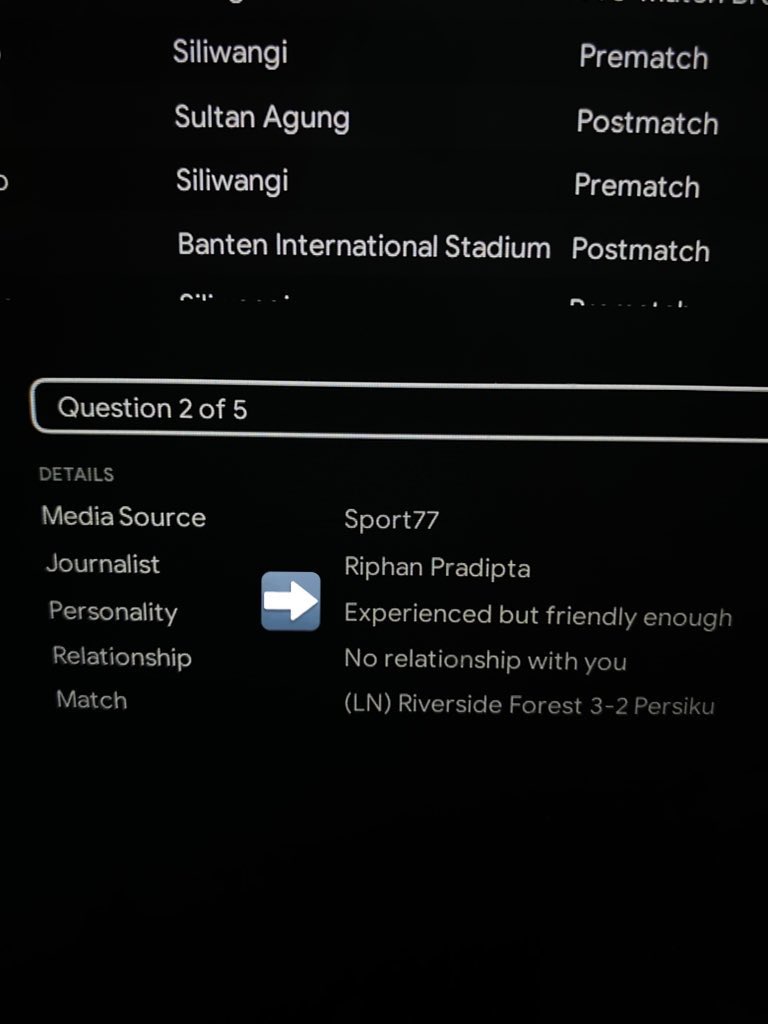 kennytrnd_'s tweet photo. Siap Coach @riphanpradipta 
“Experienced but friendly enough” 😂🙏🏻🙏🏻🙏🏻

Mantap DB nya @setyadinhoFM @id_fm detail poll sampe journalistnya lengkap! https://t.co/lgrHHLL99X