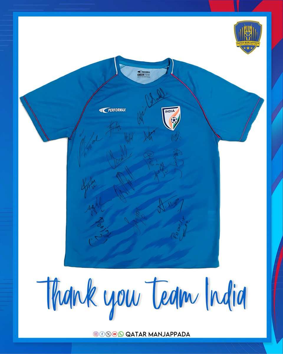 The journey at the AFC Asian Cup is over, but the dream continues. ⚽️ Every tackle, every save, every attack taught us valuable lessons. Now, we look ahead with renewed passion and a hunger for more. Thank you, #IndianFootball, for inspiring the next generation! #BelieveInBlue