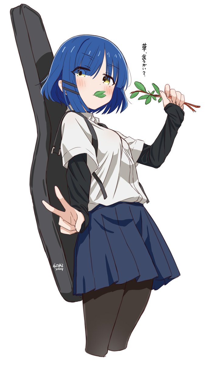 山田リョウ 「草#ぼっち・ざ・ろっく 」|れつまるくん＠野宴野郎のイラスト