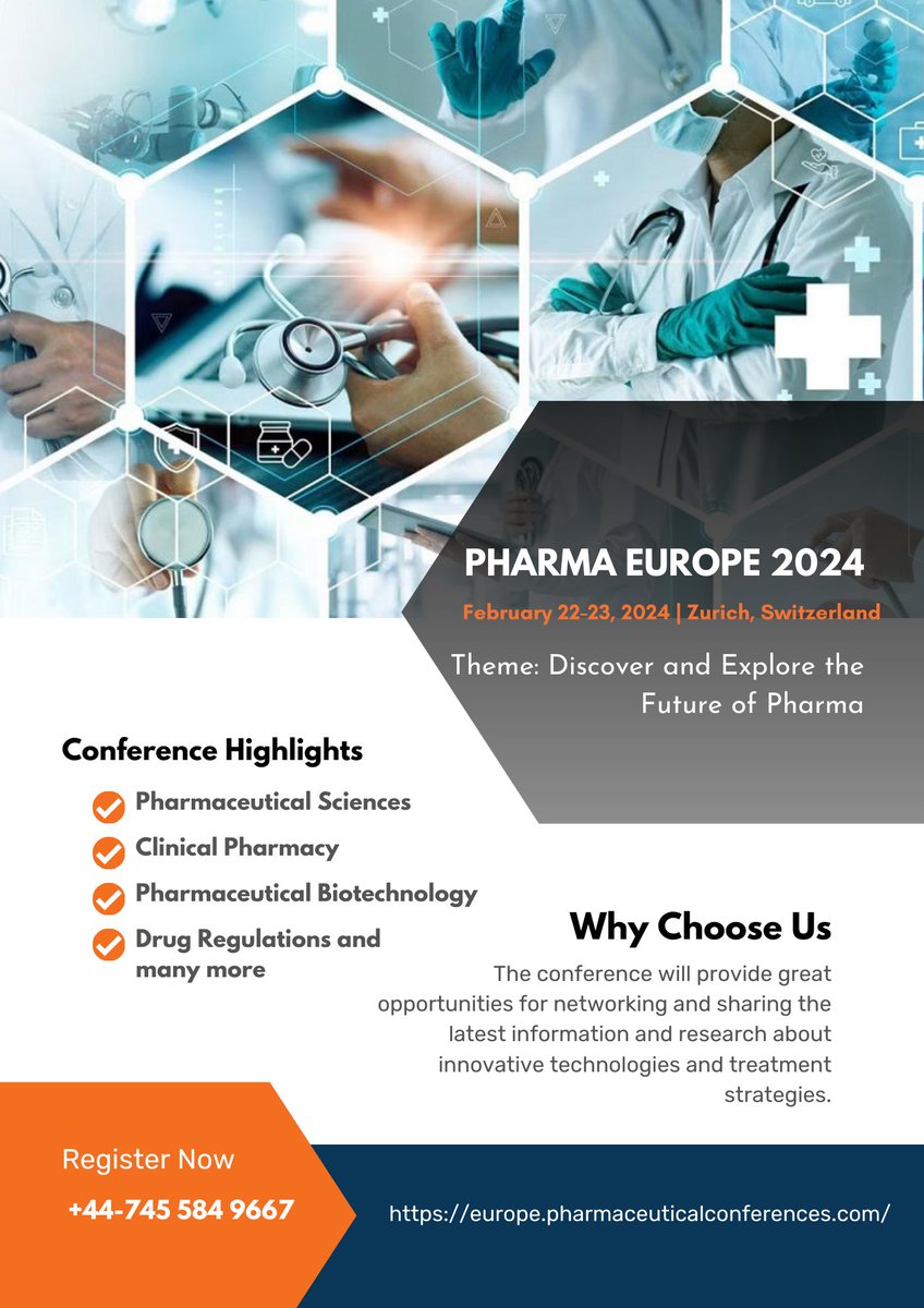 🚀 Seeking Visionaries: #Speaker Invitations Open for #Pharma_Europe Conference 2024 🌐 Explore groundbreaking #innovations at the Pharma Europe Conference 2024. 📷 Dive into the realms of #MedicalTechnology, #PharmaEvent, #PharmaResearch, and #PharmaBusiness.