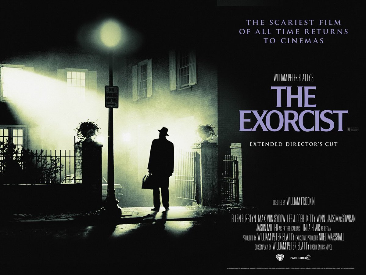 ChloeMS's tweet photo. @Anc_Aesthetics The first thing I thought before reading the post was of the first movie that, as an adult, scared the ๐ฉ out of me, โThe Exorcist.โ I drove from #KeeslerAFB in #Mississippi to #Mobile, #Alabama to see it. The drive back to the base took twice as long. https://t.co/KoMxEIOFwu