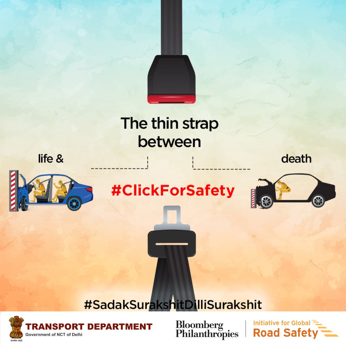 delhiroadsafety's tweet photo. Many people think seat-belts do not add to safety, but even among the ones who think otherwise 75% do not wear these belts. 
Buckle up India! #ClickForSafety

Let us make Delhi roads safer, together. #SadakSurakshitDilliSurakshit https://t.co/hYjyprfgOF