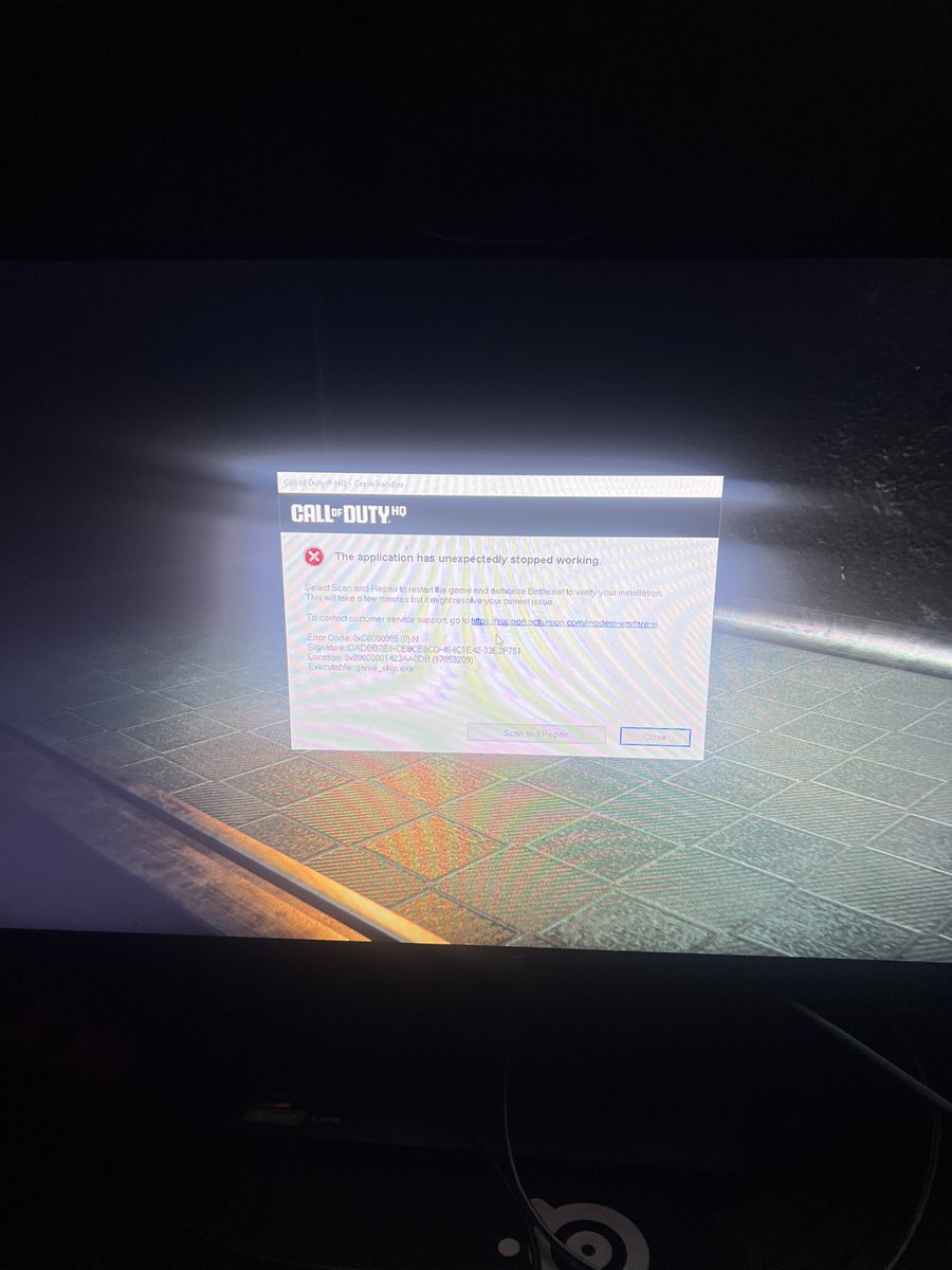 lesspopular_'s tweet photo. Fix your damn game @CallofDuty scan and repair every time I load into a match on ranked https://t.co/2KXdtMKFje