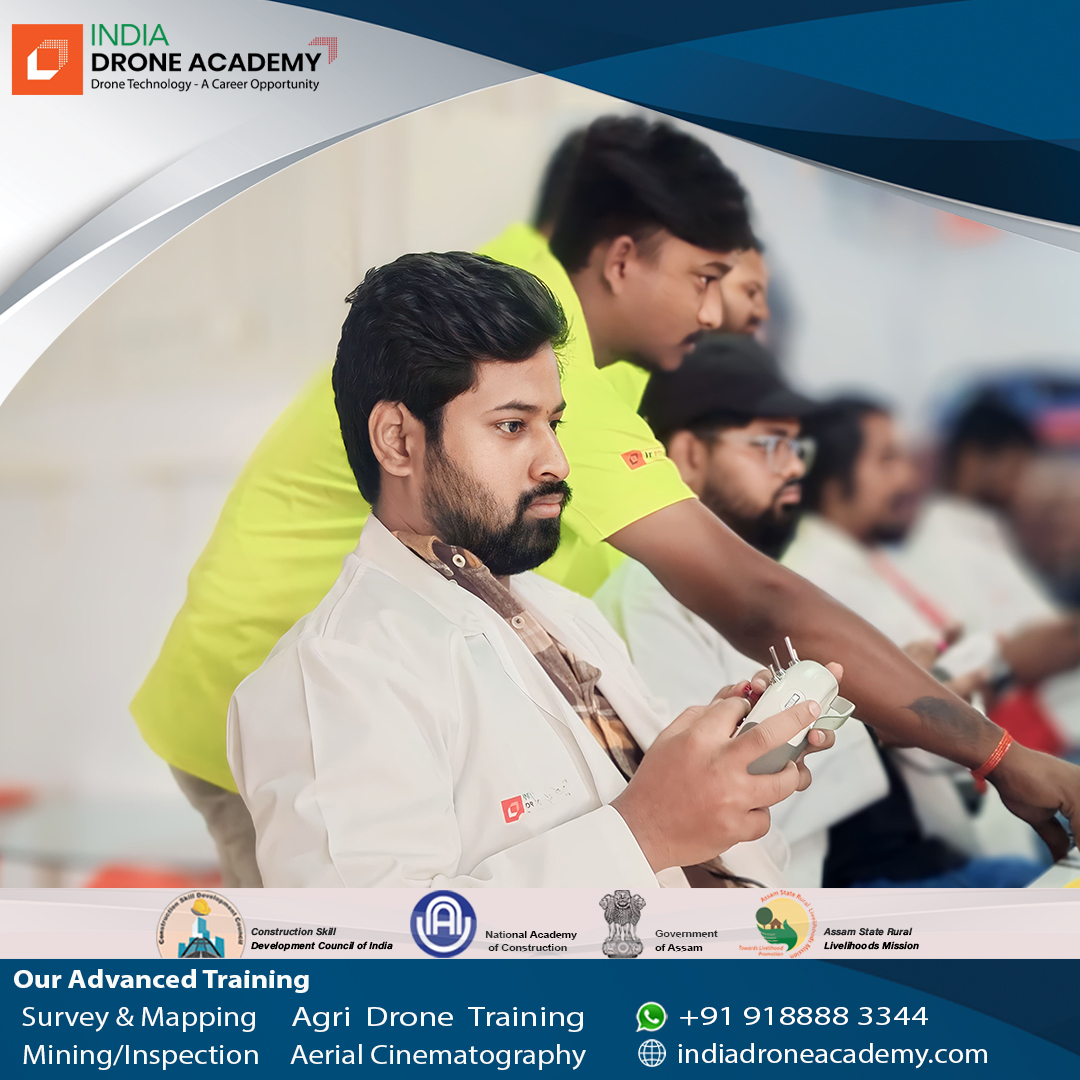 'Unlock the skies with India Drone Academy! 🚀✈️ Whether you're a beginner or an expert, we're here to elevate your UAV skills to new heights. Join us on the journey of aerial innovation and exploration.

#IndiaDroneAcademy #UAVTraining #DroneSkills #AerialInnovation #FlyHigh
