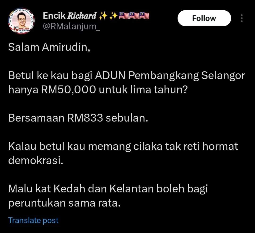 OrenjiRenOren's tweet photo. Kan dah mendapat! https://t.co/Ra0HfR6EVX