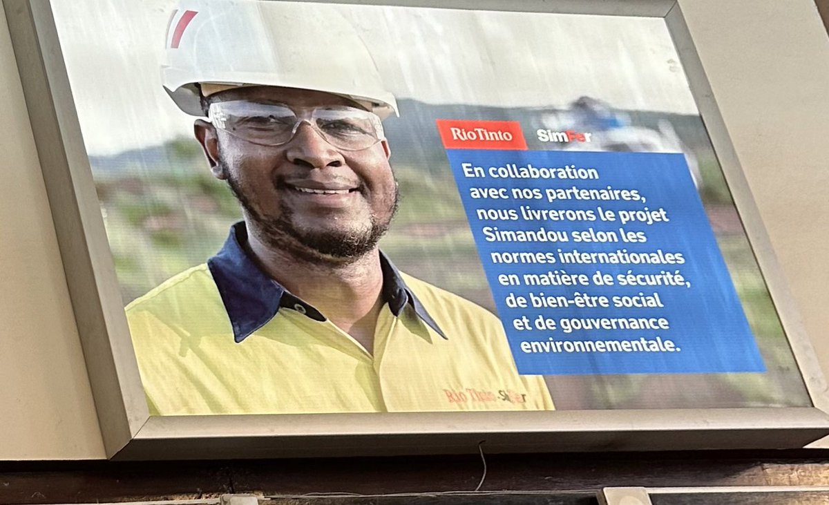 DavidFlanagan_'s tweet photo. I have arrived in Guinea. Everyone is talking about Simandou, largest undeveloped high grade deposit in the world #IronOre . @RioTinto @WinningSimandou @ArrowMinerals #jobs #community #prosperity #profit #royalties #health #multiUserRail #GoodHuge https://t.co/ACuh0cbNHu