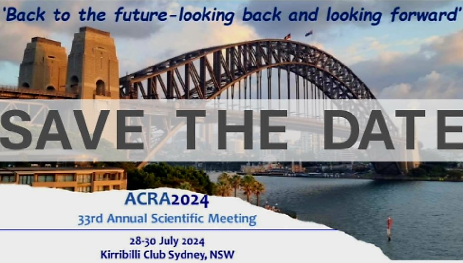 ACRAASM's tweet photo. Calling all cardiovascular health and rehabilitation clinicians and researchers: 

You won't want to miss this!!

The ACRA ASM is coming very soon with a program packed with the latest science and lots of networking opportunities.

SAVE THE DATE: 28-30 July 2024

See you there! https://t.co/x16lGznYhr
