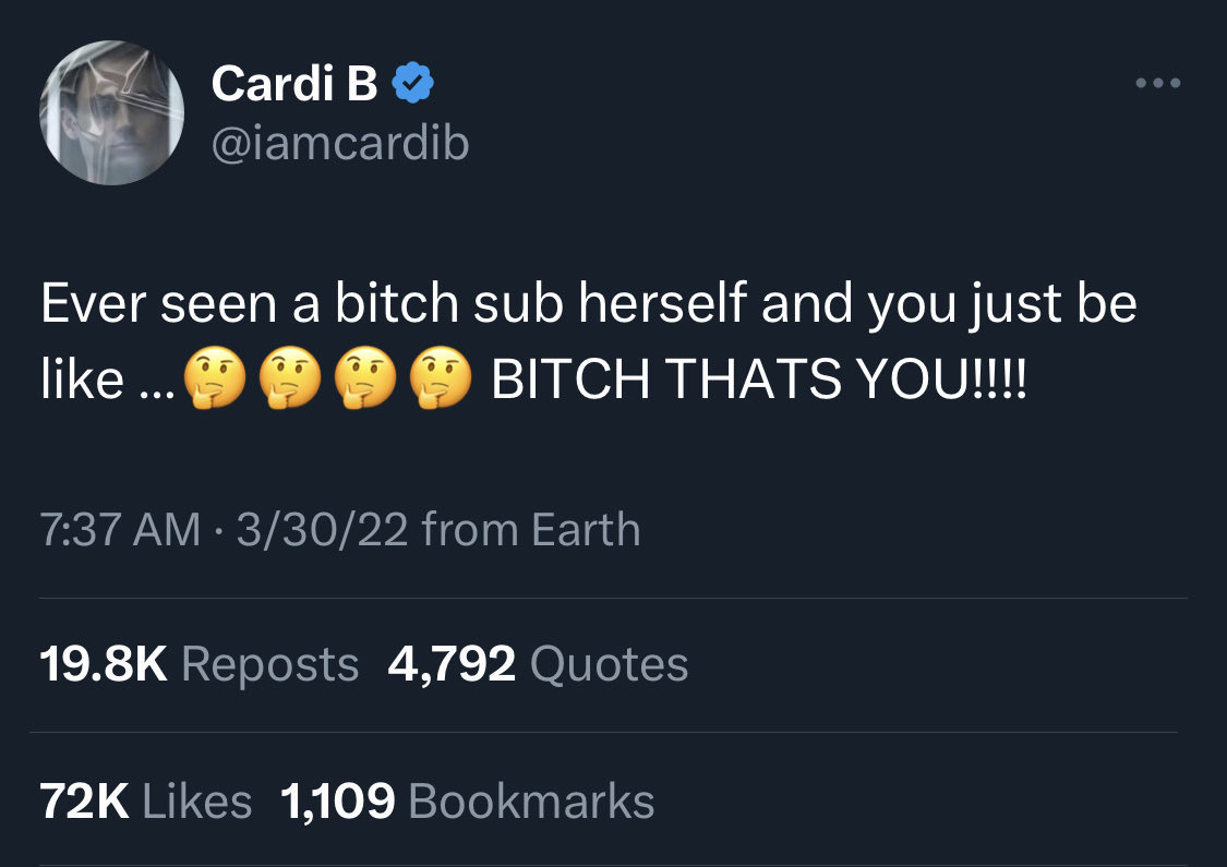 Dee_464's tweet photo. She thought she ate but the whole time she was dissing herself 😂💔
Yikes😬
#MegansLaw 
#MeganTheeStallion 
#CancelNickiMinaj 
#queenofrape https://t.co/MK08t90rwJ