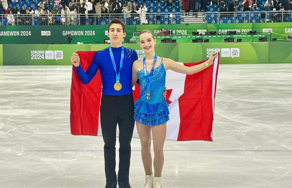 activecitizenAB's tweet photo. Over the moon excited and proud of Annika &amp; Kole from the Sherwood Park Skating Club. Congratulations on earning the well-deserved title of 2024 Youth Olympic Games Figure Skating Pairs Champions!! 👏🥇⛸️ 🇨🇦 #shpk #SouthKorea https://t.co/FV5dNHMzUa