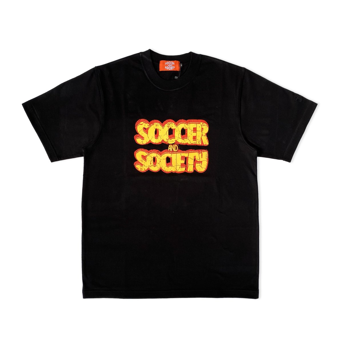 soccernsociety's tweet photo. S&amp;S Creck Tee in Black
Short sleeve t-shirt in heavyweight. Made from 20s cotton (210 gsm) and has been washed to avoid shrinkage.

Rough texture screen printed Creck graphic on the front and blind embroidery S&amp;S logo on left sleeve.

Size: S, M, L, XL
IDR 195.000 (Exc shipping) https://t.co/JpRZa9ltrC