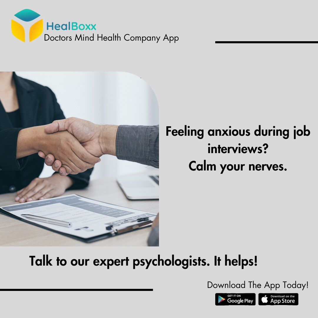 Your Path to a Confident and Impactful Interview Experience! - Download The App Today 

#healboxx #interview #interviewtips #work #newjob #newjourneybegins #mentalhealthawareness #employer #employee #employeewellness #psycologyfacts #worklifebalance #worklife #healing #love #NEW