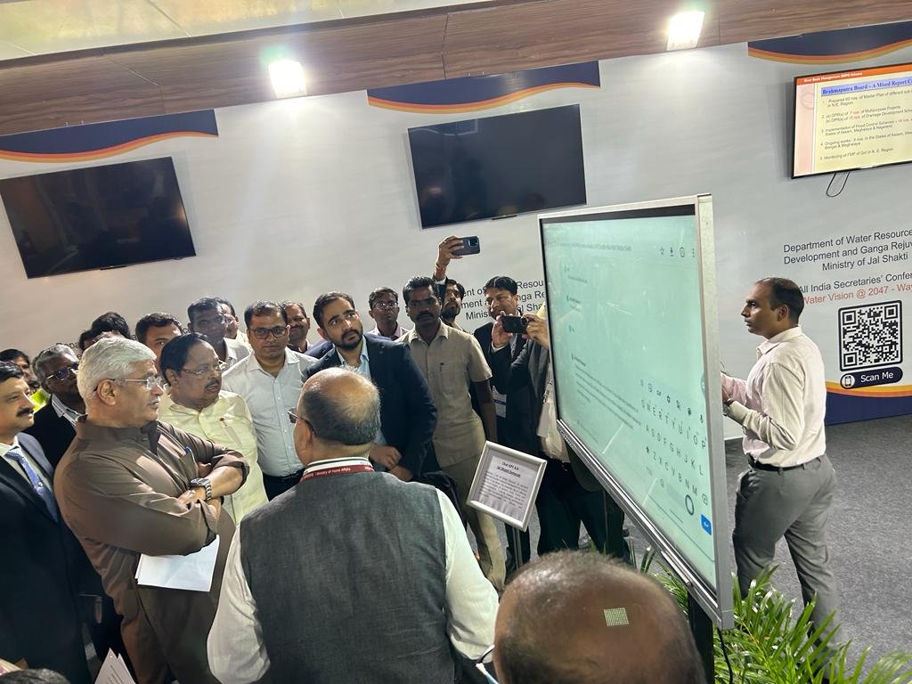 NHPConnect's tweet photo. All India Secretariat Conference on Water Vision @2047-Way Forward" on January 23-24, 2024, in Mahabalipuram, Chennai.
#NationalHydrologyProject #AISC2024
@gssjodhpur
@OfficeOfGSS
@DoWRRDGR_MoJS
@CWCOfficial_GoI
@nwmgoi
@NIH_Hydrology https://t.co/hdu54MhiJA