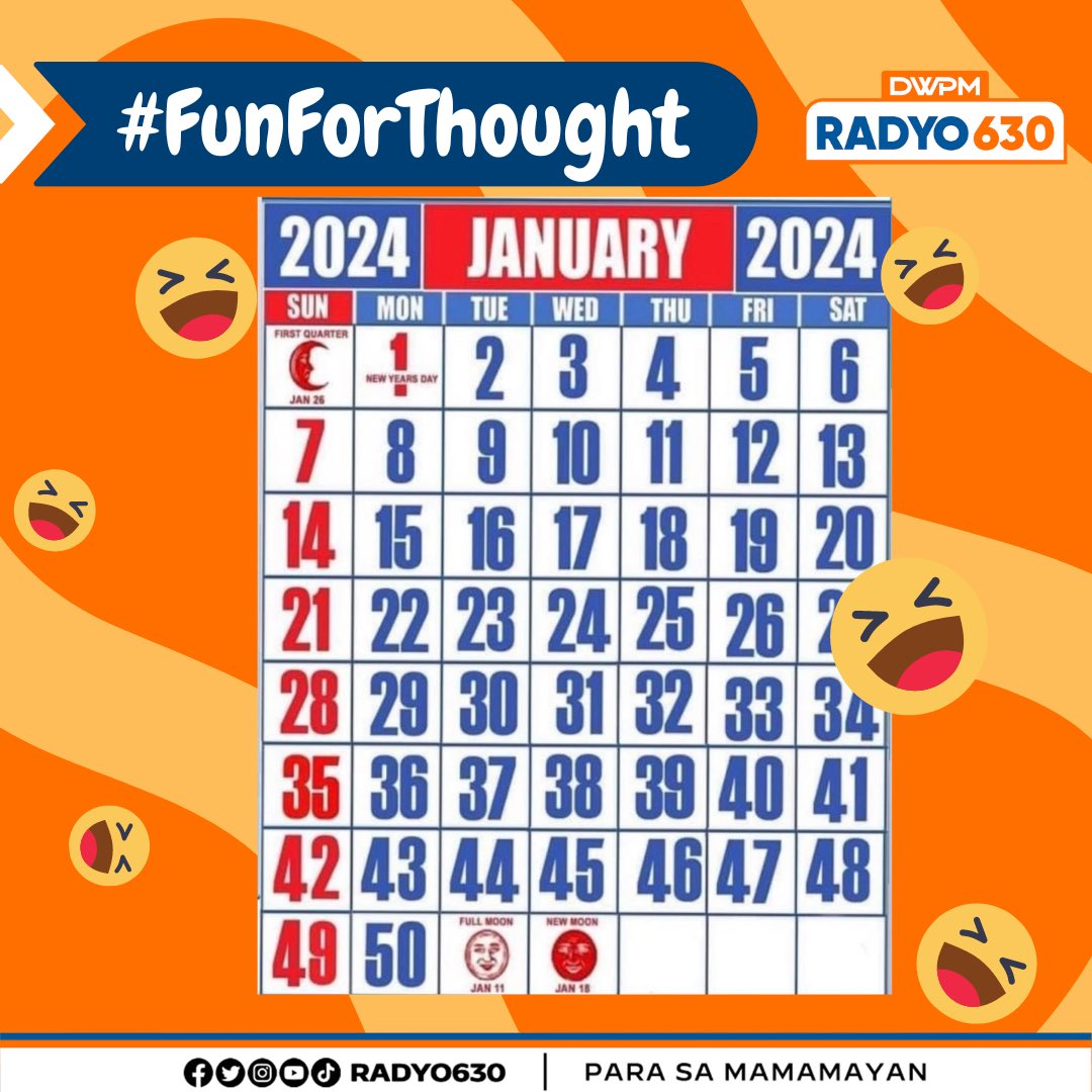 Radyo630's tweet image. JANUARY (EXTENDED VERSION) 🤣😭🥹

Sa sobrang haba ng taon, talagang malapatanong ka na lang ng “January pa rin ba?”, talaga nga namang mahaba pa sa ating pasensya. 🥲

Ikaw, anong kwentong January mo?

#FunForThought #Radyo630