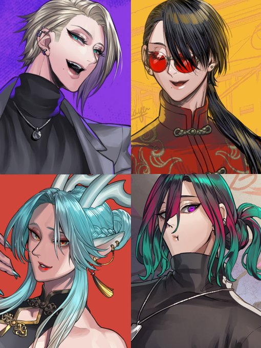 #絵柄が好みっていう人にフォローされたい されたい!! (左が女性で右が男性です)