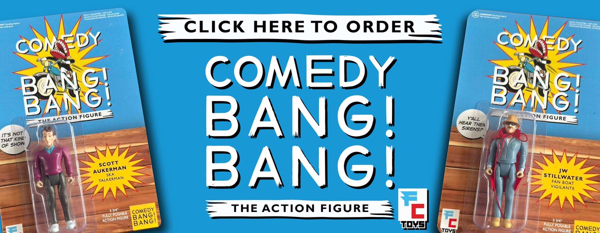 And here’s a first look at the on-card @ComedyBangBang figures, straight from the @figcollections website! Shop.Figurecollections.com