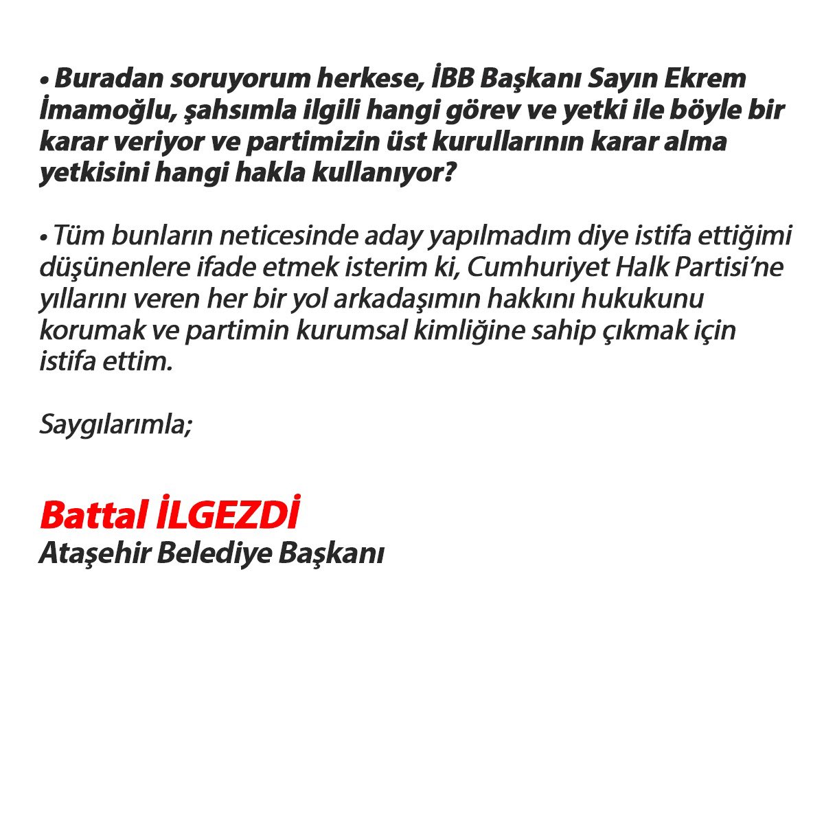 Cumhuriyet Halk Partisi'nin gerçek sahipleri ve kamuoyunun dikkatine!