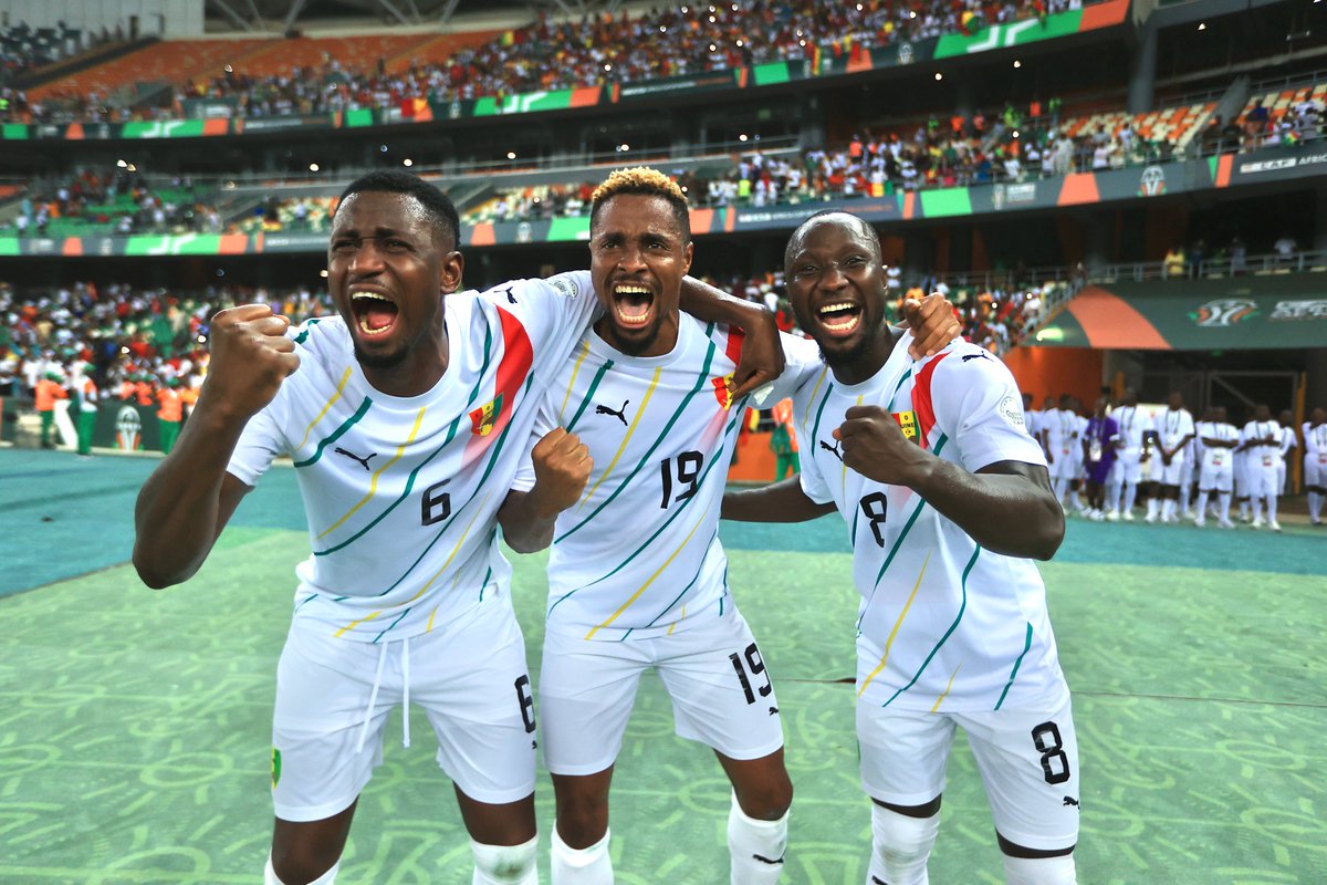 AbaBetUG's tweet photo. FT | #TotalEnergiesAFCON2023
Late drama extra-time, and penalties in this round of 16 as DRC and Guinea go through, knocking out Egypt and Equatorial Guinea.
Eq. Guinea 0-1 Guinea
Egypt 1–1 DR Congo (7-8 PENS)
#EGYRDC #EQGGUI
#AbaBet #BetSmallWinBig https://t.co/bK5OKmJNIm