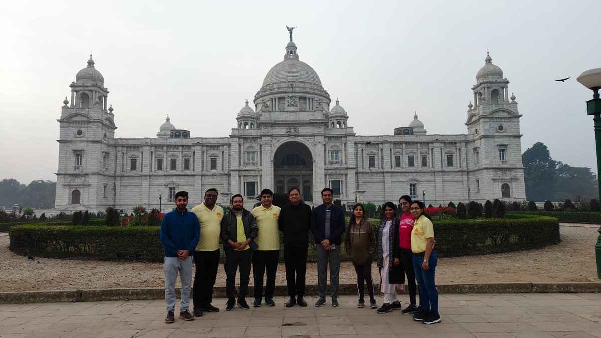 tpfnational's tweet photo. तेरापंथ प्रोफेशनल फोरम कोलकाता एवं हावड़ा रीजन के संयुक्त तत्वावधान में TPF राष्ट्रीय अध्यक्ष श्री पंकज ओस्तवाल के आतिथ्य में कोलकाता एवम हावड़ा की शाखाओ ने विक्टोरिया मेमोरियल में "Walk With National President" का आयोजन किया गया।

 #Tpf #tpfnational #kolkata https://t.co/H7nG80caVQ
