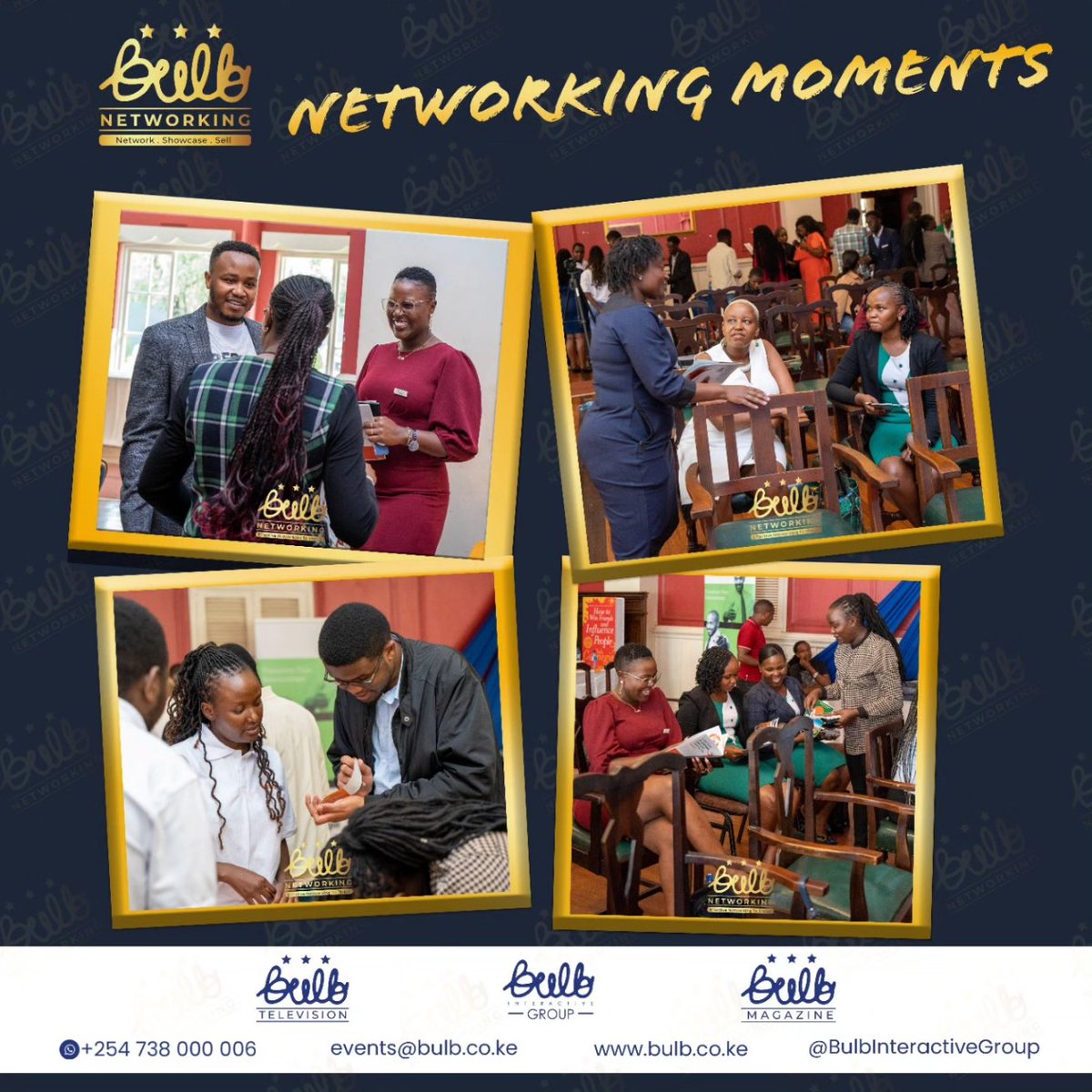 bulbinteractive's tweet photo. "Connections captured in smiles, handshakes, and moments of shared dreams. Networking magic at its finest! π«±π½βπ«²πΎβ¨
ONE MORE DAY TO GO!π₯³π
Hurry, before the clock steals the chance!β°
π§ΎRSVP
https://t.co/yeFAW9TuvZ
π0738000006
#BulbNetworking #Sales #Marketing #Business https://t.co/G8HPQzvC6C