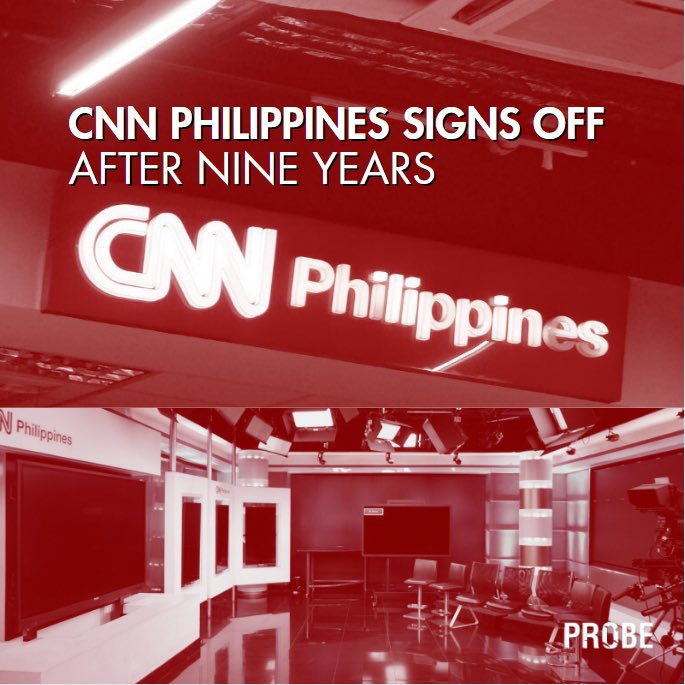 NINE YEARS OF NEWS YOU CAN TRUST. @cnnphilippines has announced that it is shutting down operations on all media platforms starting Wednesday, January 31. Our hearts go to our fellow media workers at CNN Philippines. We are with you in this difficult time.