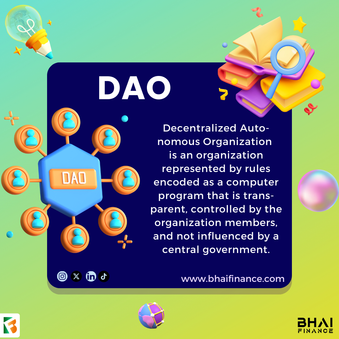 Web 3 vocab! What is a DAO? 🧐
.
.
#web3vocab #blockchaineducation #blockchainforbeginners #crypto101 #cryptoforbeginners #dao