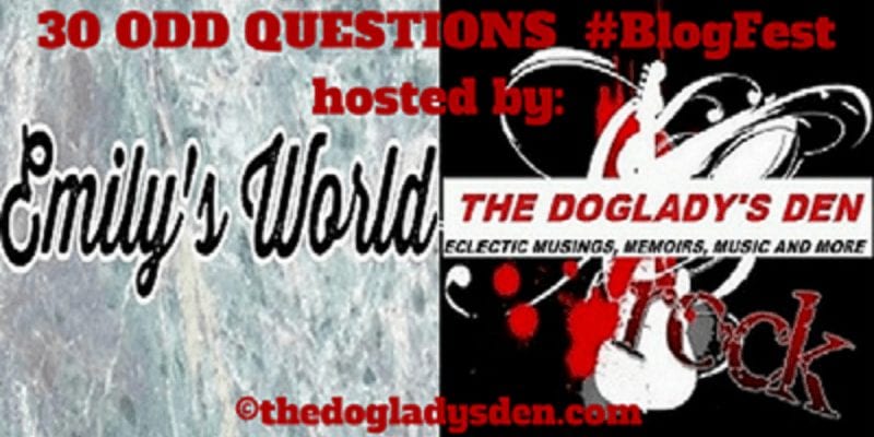 DebbieDoglady's tweet image. GETTING TO KNOW YOU | 30 ODD QUESTIONS #Blogfest #ReviveOldPost #FromTheArchives of @DebbieDoglady wp.me/p34zBB-7ZM?utm…