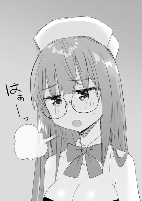 今日は朝からすごくため息が出るよってらくがき。 