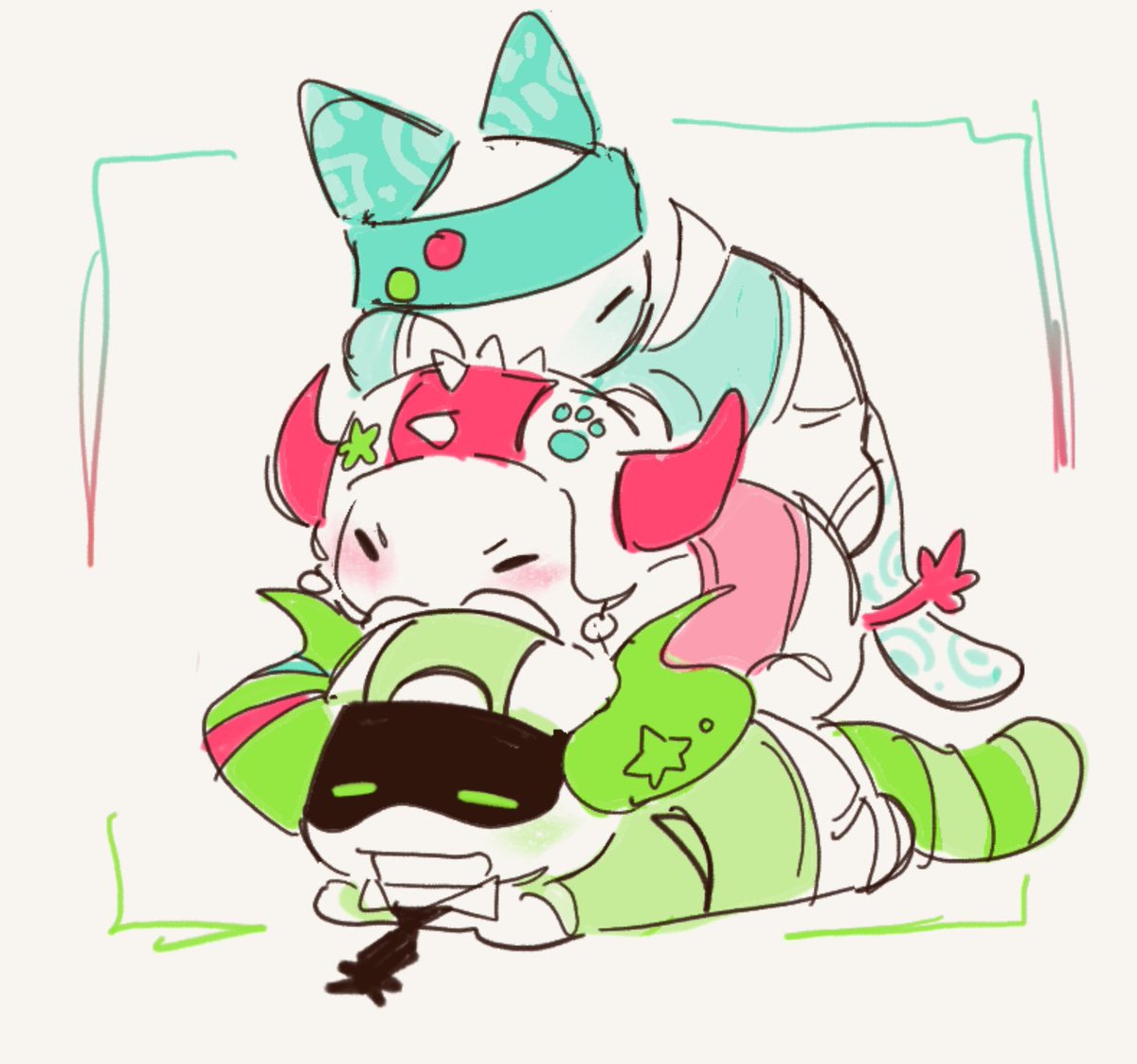 vamoopy's tweet photo. say goodnight to them they’re gunna take a nap https://t.co/r4PhSFmvUY
