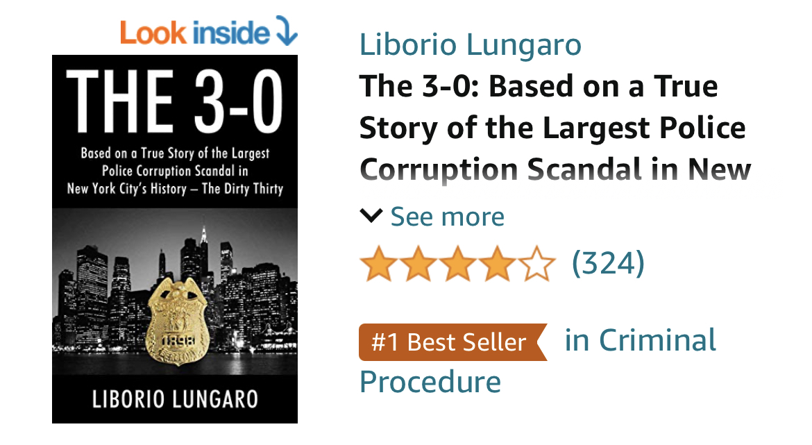 Exciting News: 'The 3-0' is Now Available on Audiobook on Amazon!  

📚Get Your Audiobook Now: lnkd.in/gwvX2C7N

 #The30Audiobook #TrueCrime #AudiobookLaunch #Amazon #audiobook #AuthorLiborioLungaro #Author #The30 #TrueStory #NYPD #CommunityPolicing #CPOP #TheDirtyThirty