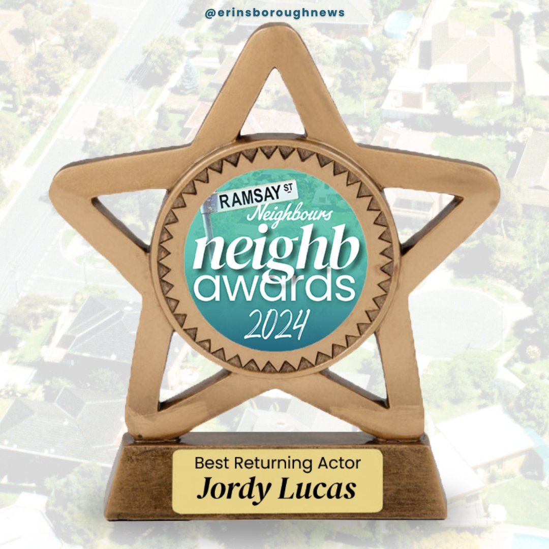 TheNeighbAwards's tweet photo. 🏆 THE NEIGHBAWARD FOR BEST RETURNING ACTOR/ACTRESS GOES TO…

💚 JORDY LUCAS💚 

#Neighbours #NeighbAwards2024 #NeighbAwards https://t.co/fu9tyPWl9A