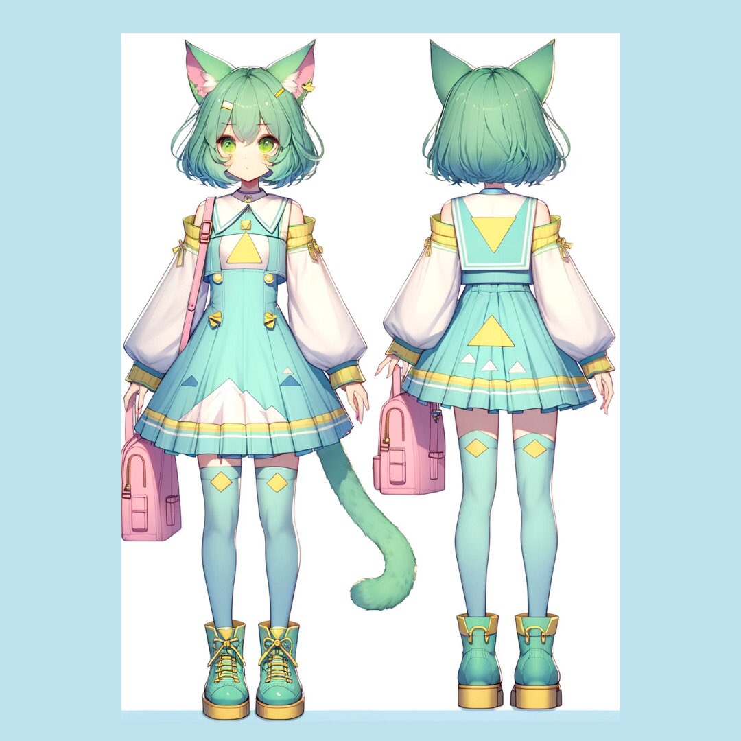 mmmomoAI's tweet image. #デルタもん の生成にチャレンジしました！難しいですね💦

#dalle3