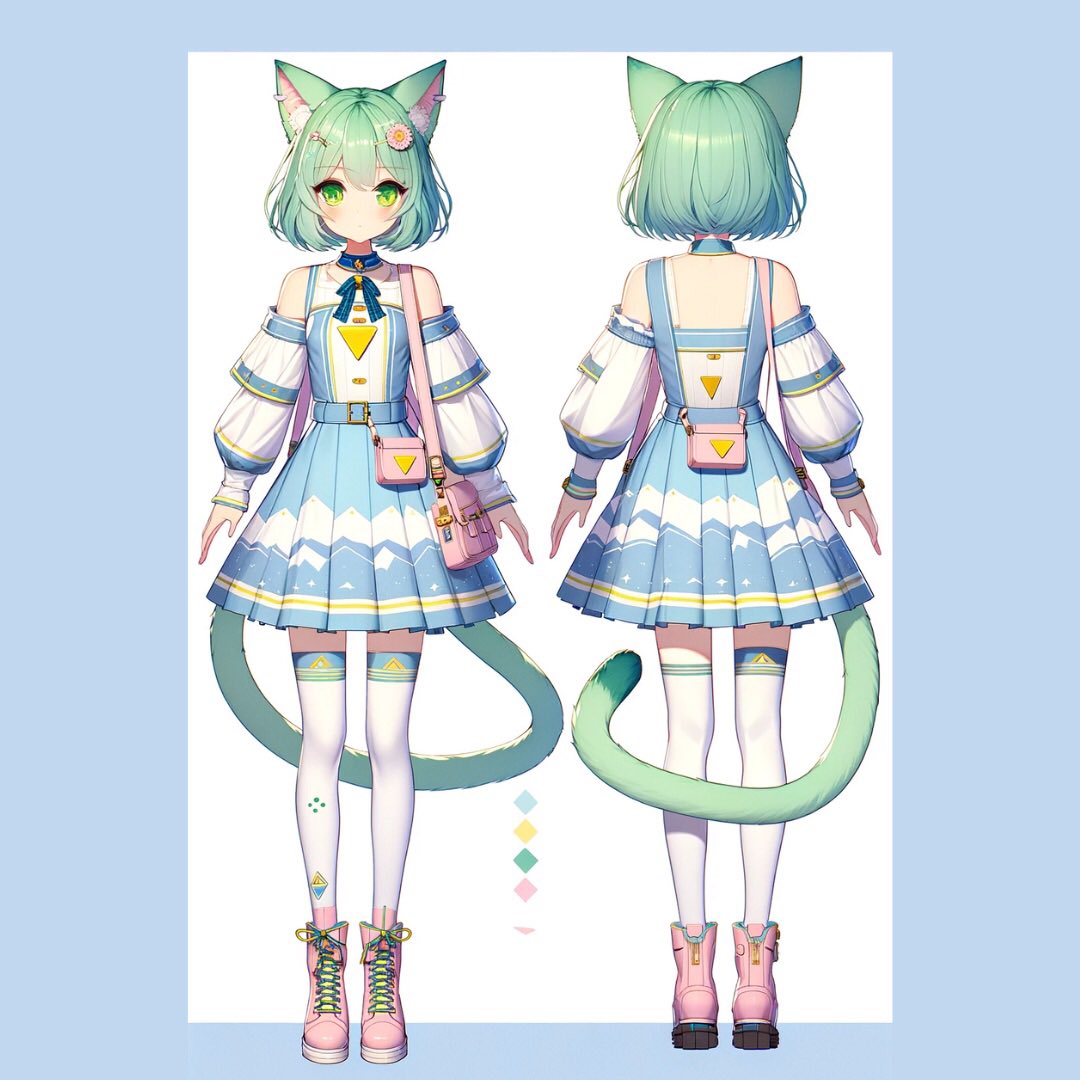 mmmomoAI's tweet image. #デルタもん の生成にチャレンジしました！難しいですね💦

#dalle3