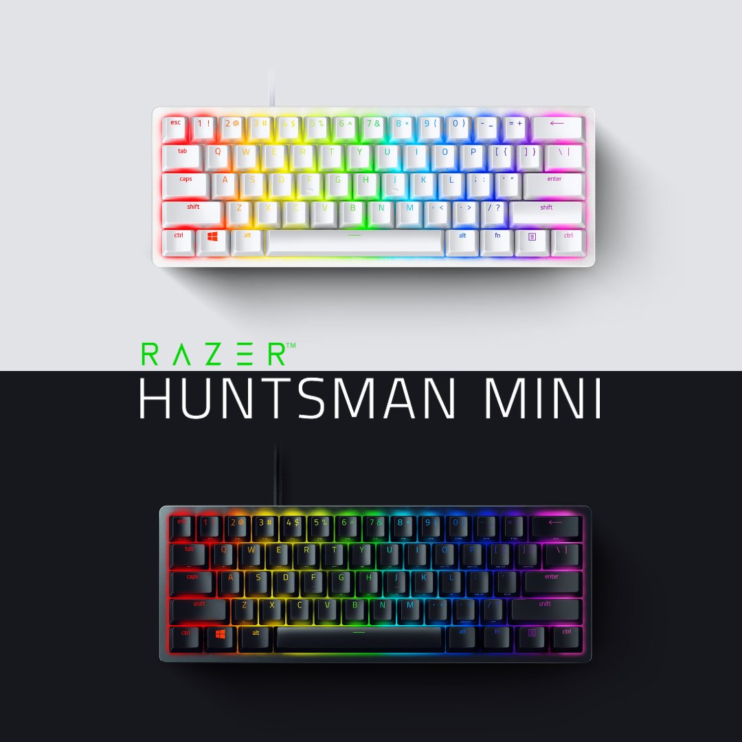 Keyboard Duality: Razer Huntsman Mini – the pint-sized powerhouse that defines gaming elegance in shades of black and white. 🎮⚫⚪

Comment below What is your pick ?

#RazerCortex #razerkeyboard
#gaming #Gamingkeyboard