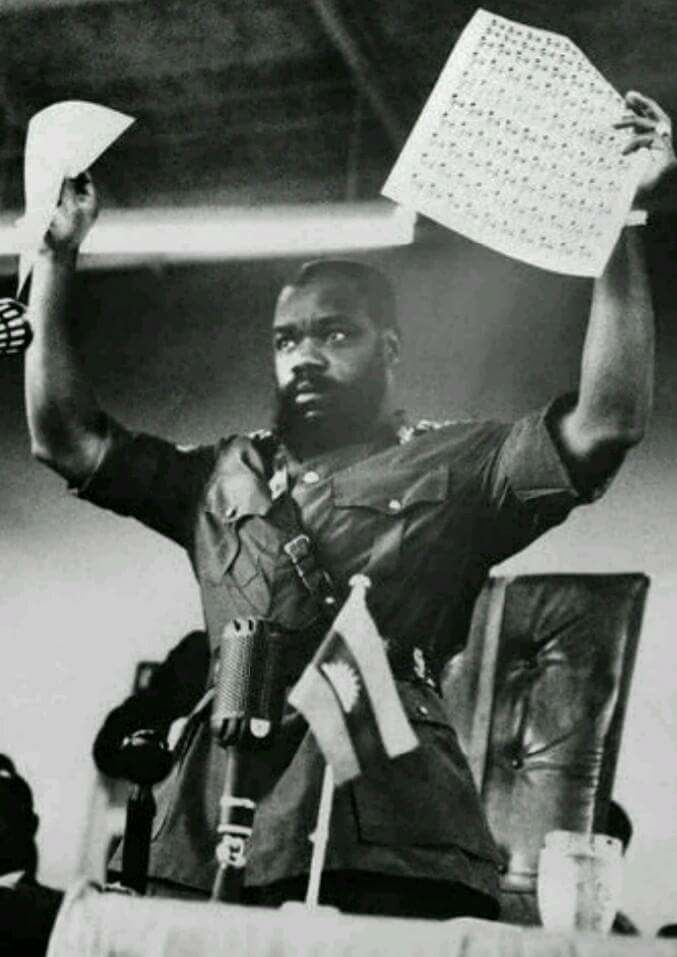 IgboHistoFacts's tweet photo. Today in History: Biafra Pounds was Introduced.

On this day, January 29, 1968, General Chukwuemeka Odumegwu Ojukwu announces the introduction of new Biafran currencies and postage stamps in Owerri, present-day Imo State.

Retweet to educate someone https://t.co/PZWPSHMCbn