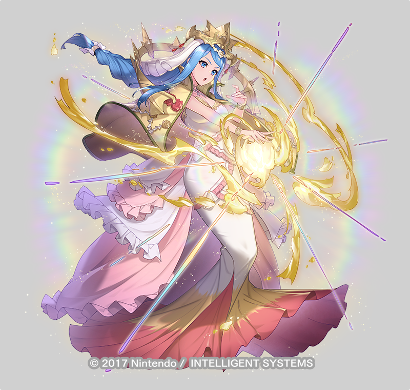 「ファイアーエムブレムヒーローズにて、神階英雄「遥空の神竜 ルミエル」のイラストを」|エシュアルのイラスト