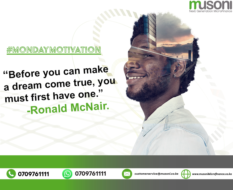 Good Morning!
Dare to dream this fantastic week!
#MondayMotivation