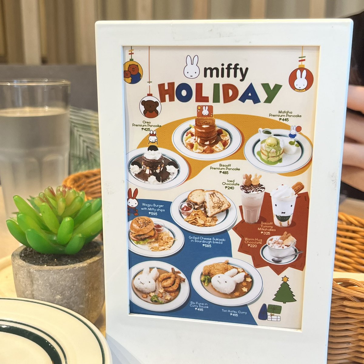 aelleqiko's tweet photo. miffy cafe!! 🐰 https://t.co/tISx66lmIF