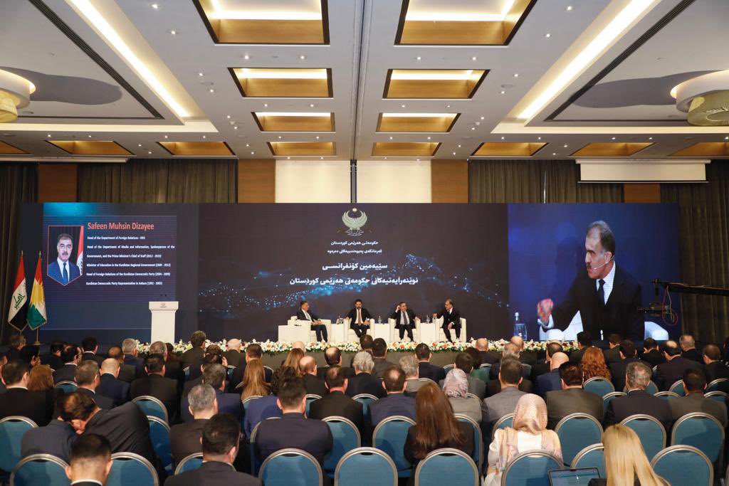 KRG_Italy's tweet photo. Si è svolta  ad Erbil la Terza Conferenza delle Rappresentanze estere del @Kurdistan 
https://t.co/2fTk600C19
@Rezan_Kader @KRG_Italy #DfrConference2024 https://t.co/48vm87V1v9