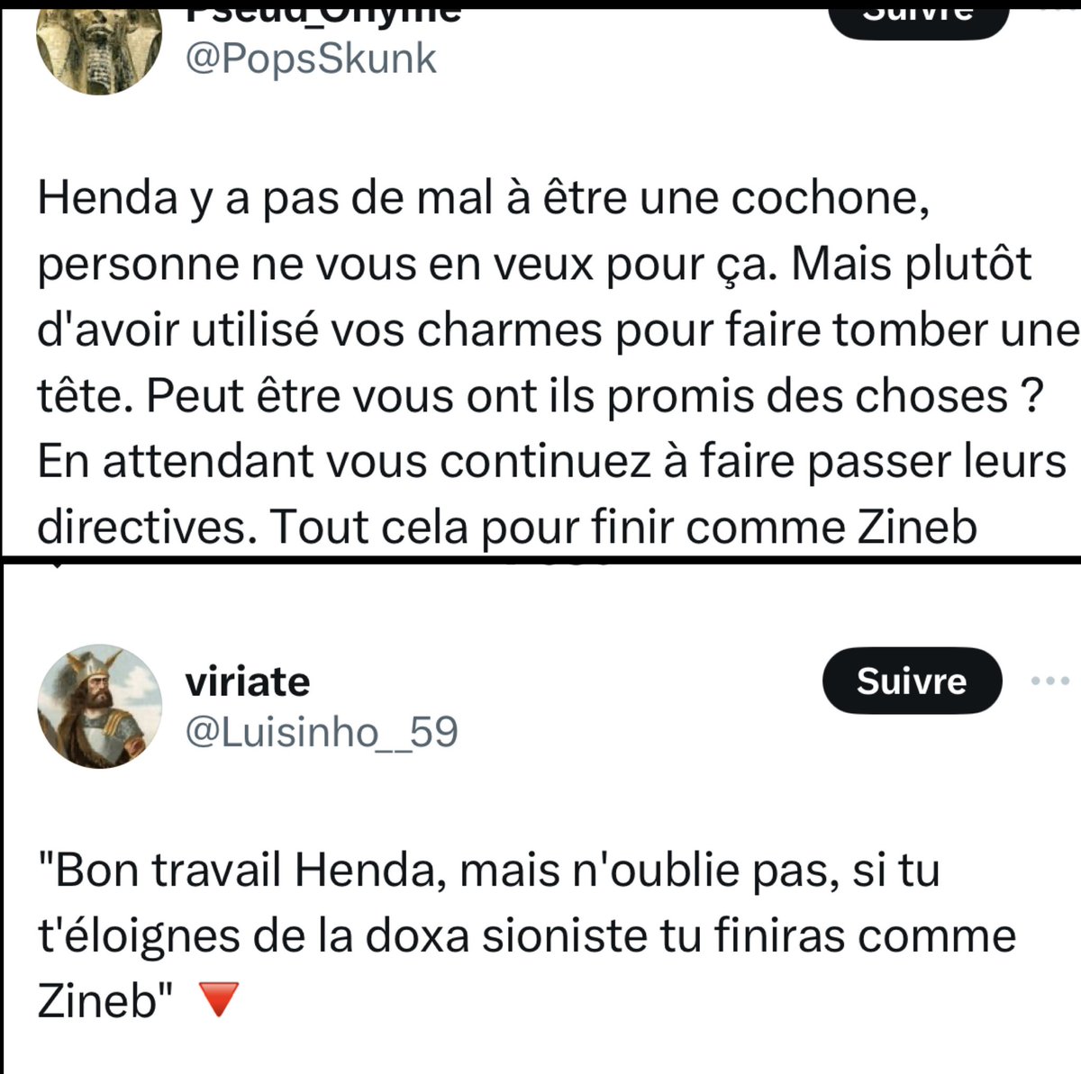 Henda Ayari tweet media