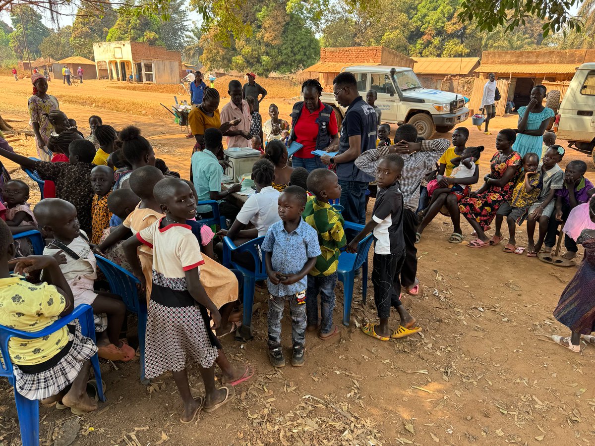 🔵 Responding swiftly to Measles outbreaks in Maridi and Mundri East counties, Western Equatoria State, South Sudan 🇸🇸, <a href="/MoHsouthsudan/">South Sudan Ministry of Health</a> with support from <a href="/WHO/">World Health Organization (WHO)</a>, <a href="/UNICEF/">UNICEF</a> and partners, launches a Measles vaccination campaign targeting 41 525 children.