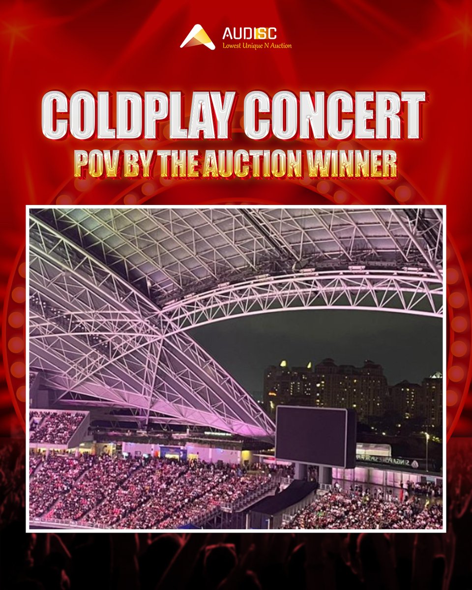 audiscofficial's tweet photo. Capturing the magic at the Coldplay concert – POV by the auction winner.

An unforgettable experience unfolds through their lens! 🎶✨

#ColdplayConcert #AuctionWinnerExperience #Bidding #Coldplay #auction #Bid #winner #POV https://t.co/6RHX4e3Oy3